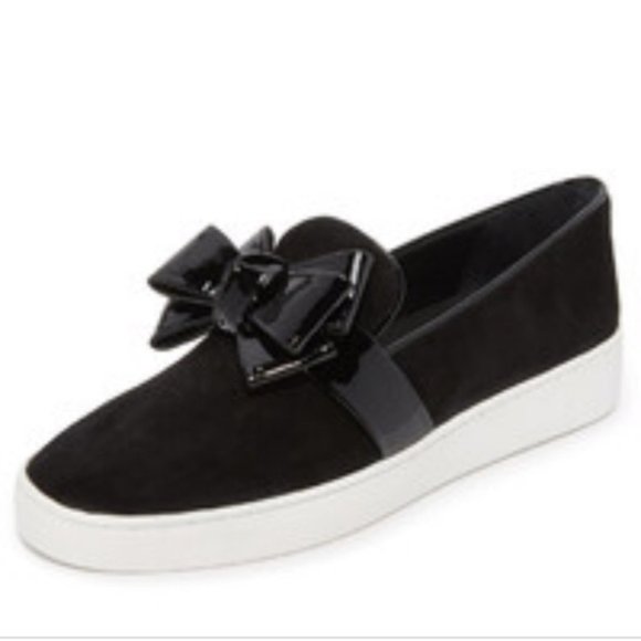 Michael Kors Shoes - Michael Kors Val Bow Slip-On Sneakers Size 8.5